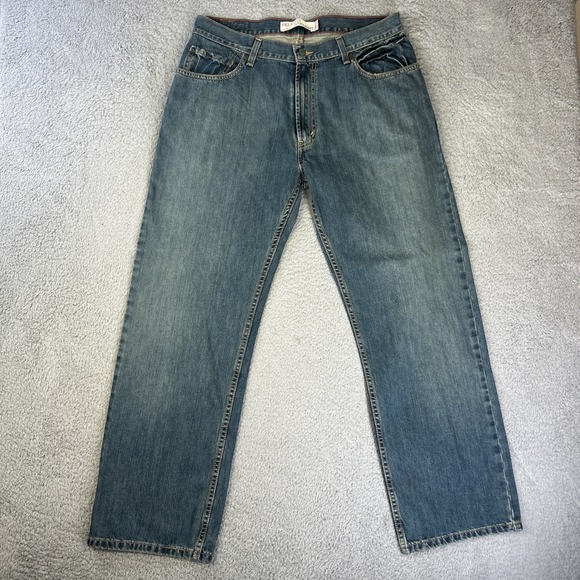 Levis 559 Jeans Mens 36x32 Blue Denim Pants Relaxed Straight Baggy‎ Skate Y2K - Picture 1 of 10